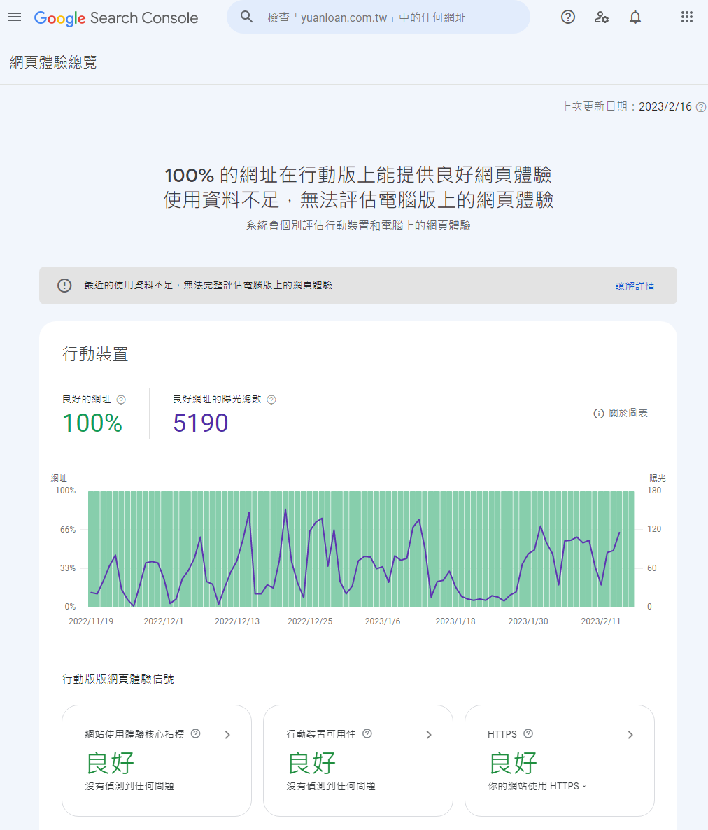 yuanloan.com.tw 元滿貸 - Google 行動版網頁體驗 (230216)